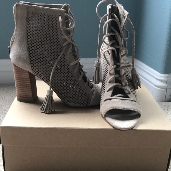 Marc Fisher Shoes - Marc Fisher heels, lace up, open toe